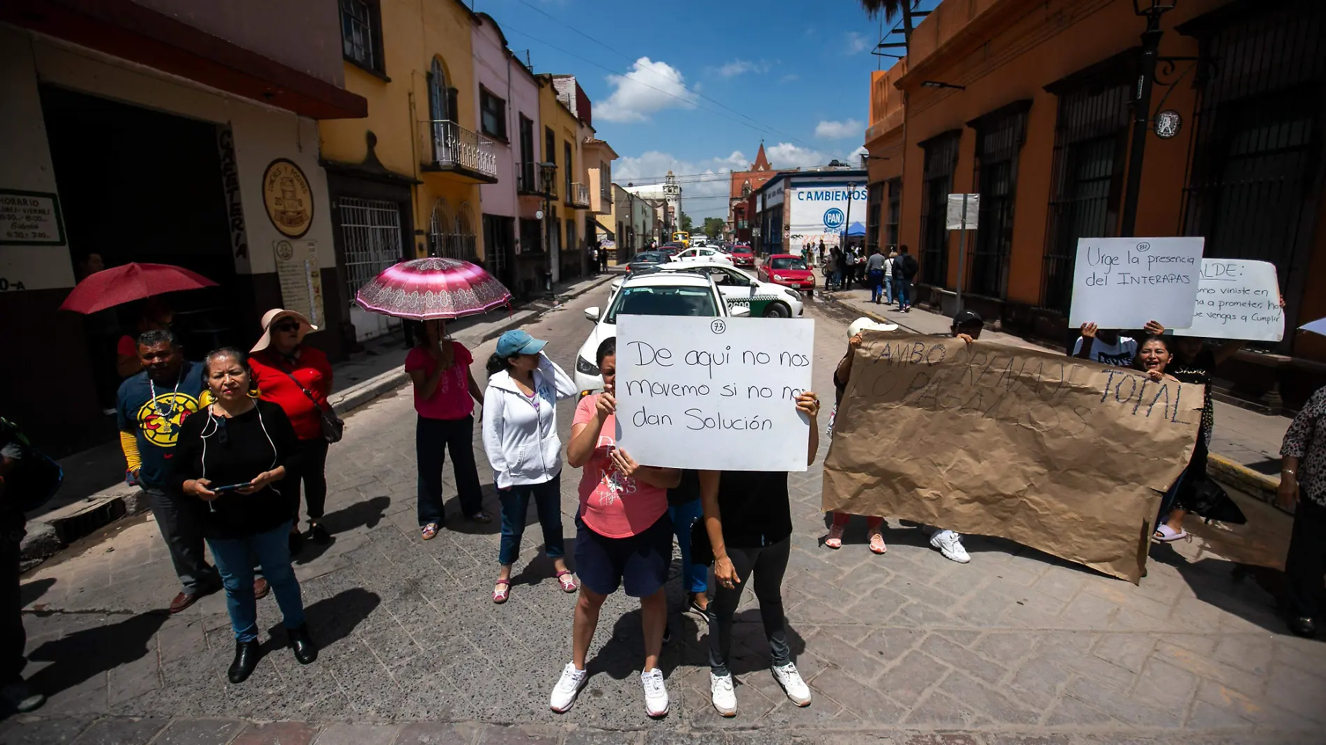 Manifestación Barrio de barrio de San Sebastián y San Miguelito (1)